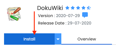 Install DokuWiki Button