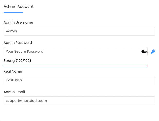 DokuWiki Admin Account